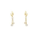 【KOMEHYO】 K18YG ダイヤモンド ピアス 0.30CT【中古】 【コメ兵】