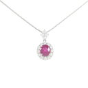 PT ルビー ネックレス 2.06CT ビルマ産【中古】