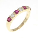 K18YG ルビー リング 0.46CT【中古】