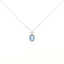K18WG アクアマリン ネックレス 1.03CT【中古】