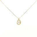 K18YG ダイヤモンド ネックレス 0.187CT【中古】