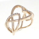 K18PG ダイヤモンド リング 0.26CT【中古】