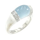 K18WG アクアマリン リング 2.72CT【中古】