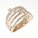 K18PG ダイヤモンド リング 0.50CT【中古】