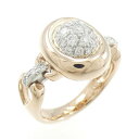 K18PG/PT ダイヤモンド リング 0.45CT【中古】