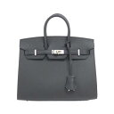 【未使用品】エルメス バーキン セリエ エレクトラム 25cm バッグ【中古】