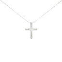 サ バース クロス ダイヤモンド ネックレス 0.20CT【中古】