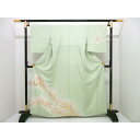 【未使用品】訪問着 友禅金彩加工 刺繍入りボカシ染【中古】