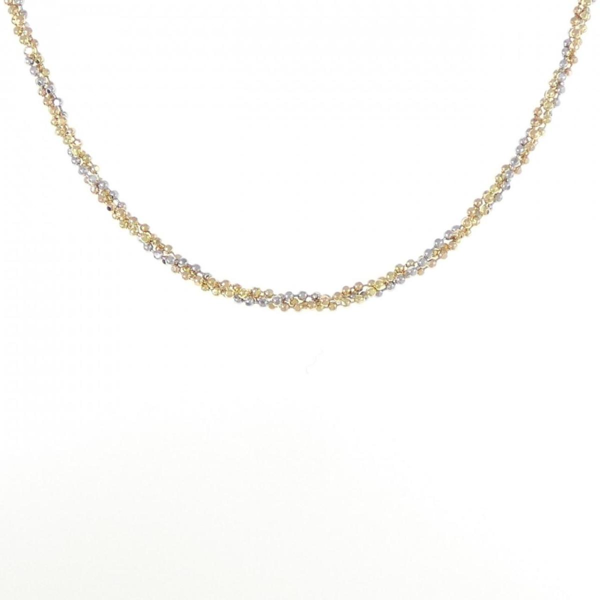 【KOMEHYO】 K18YG/PT/K18PG ネックレス【中古】 【コメ兵】