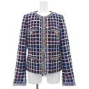 シャネル CHANEL ノーカラージャケット【中古】