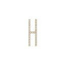 ビジュードエム アルファベット ピアス 0.19CT 片耳【中古】