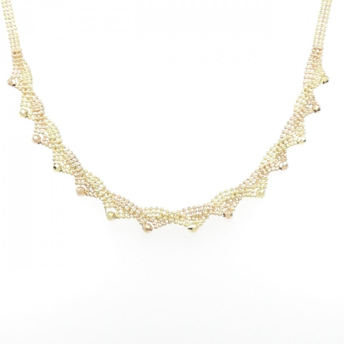 【KOMEHYO】 K18YG/K18PG ネックレス【中古】 【コメ兵】