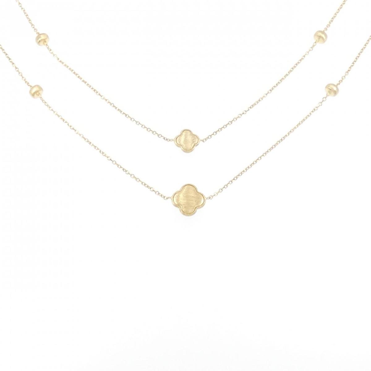 【KOMEHYO】 750YG フラワー ネックレス【中古】 【コメ兵】