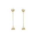 14KTYG ピアス【中古】