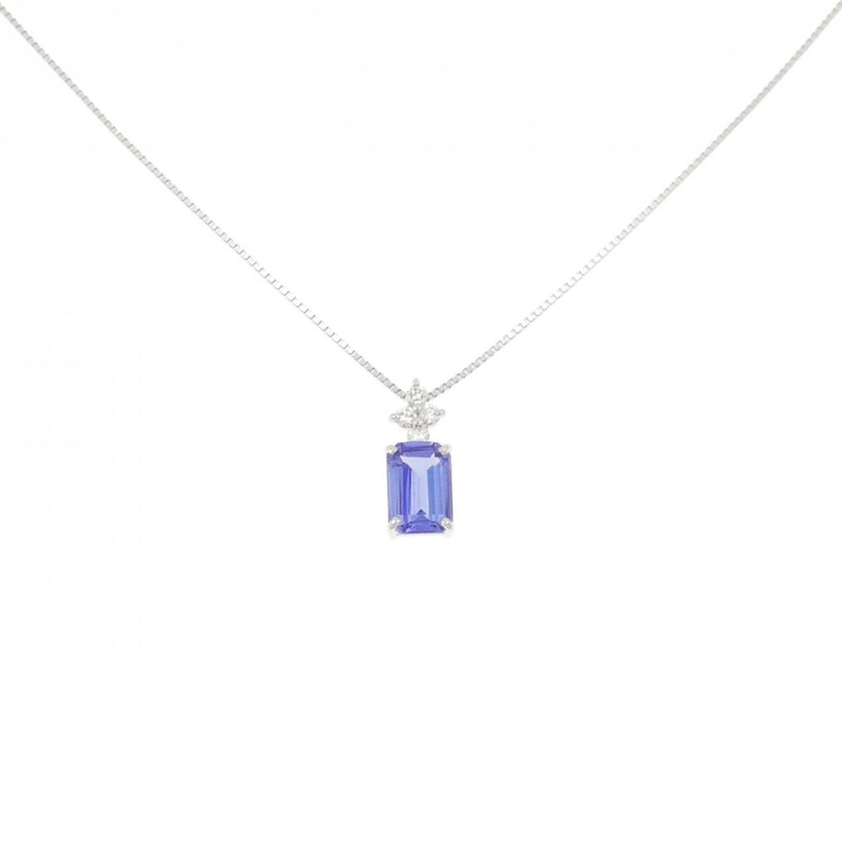 【KOMEHYO】 PT タンザナイト ネックレス 0.85CT【中古】 【コメ兵】