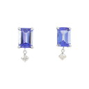 【リメイク】PT タンザナイト ピアス 1.56CT【中古】