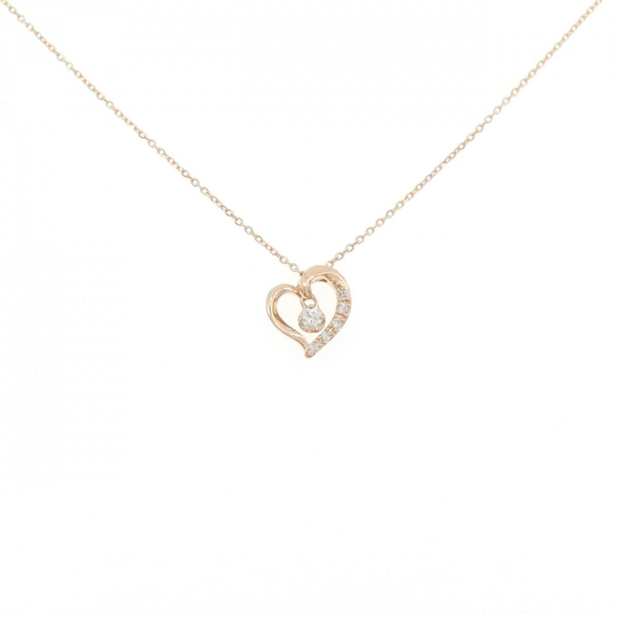 【KOMEHYO】 4゜C ハート ダイヤモンド ネックレス【中古】 【コメ兵】