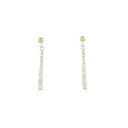 K18YG ダイヤモンド ピアス 0.20CT【中古】