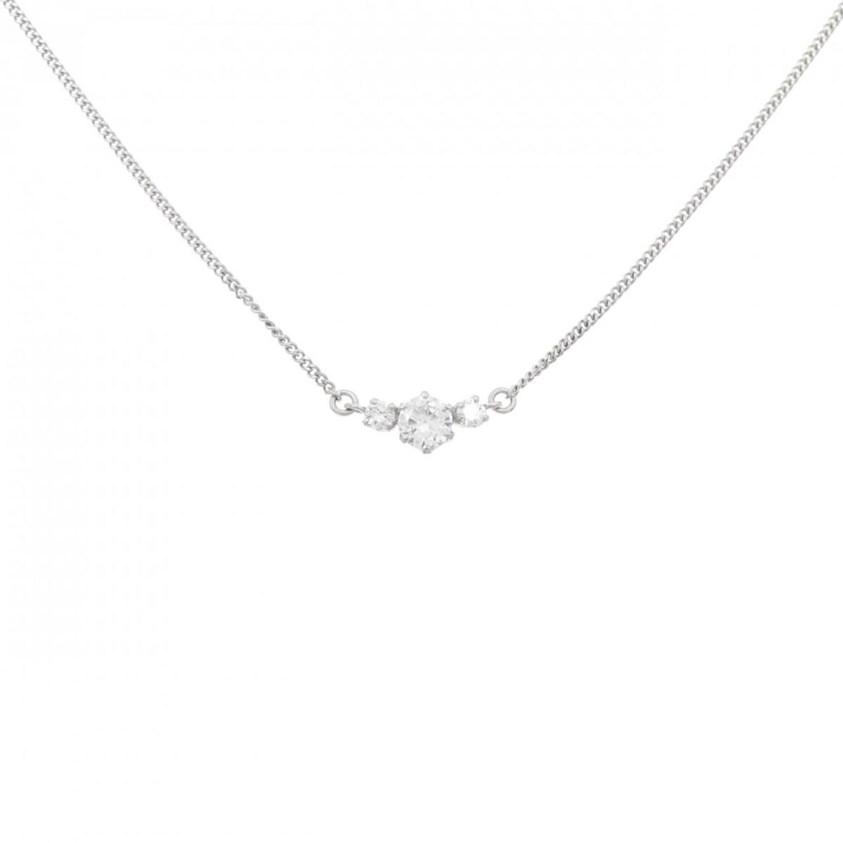 【KOMEHYO】 PT ダイヤモンド ネックレス 0.28CT【中古】 【コメ兵】