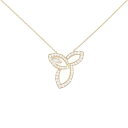 ハリーウィンストン リリークラスター ネックレス【中古】