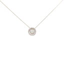 K18PG 2WAY ダイヤモンド ネックレス 0.301CT【中古】