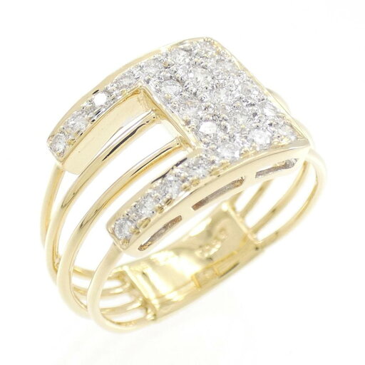 K18YG/K18WG ダイヤモンド リング 0.32CT【中古】 K18YG/K18WG ダイヤモンド リング 0.32CT【中古】