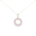 K18PG サファイヤ ネックレス 0.61CT【中古】