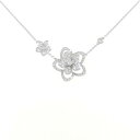 グラフ ワイルドフラワー ダブルダイヤモンド ネックレス【中古】
