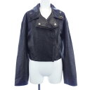 シャネル CHANEL レザーライダースジャケット【中古】