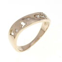 K18PG ハート ダイヤモンド リング 0.07CT【中古】
