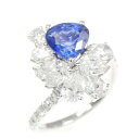 K18WG サファイヤ リング 1.47CT【中古】