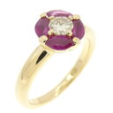 K18YG ルビー リング 0.56CT【中古】