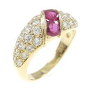 K18YG ルビー リング 0.55CT【中古】