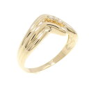 K18YG スリーストーン ダイヤモンド リング 0.03CT【中古】