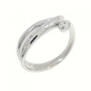 K18WG ダイヤモンド リング 0.11CT【中古】