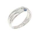 K18WG ダイヤモンド リング 0.08CT【中古】