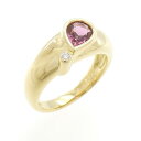 K18YG トルマリン リング 0.41CT【中古】(4)