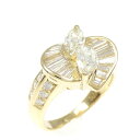 K18YG ダイヤモンド リング 0.75CT【中古】