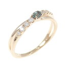 K18PG アレキサンドライト リング 0.10CT【中古】