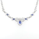 K18WG サファイヤ ネックレス 4.41CT【中古】