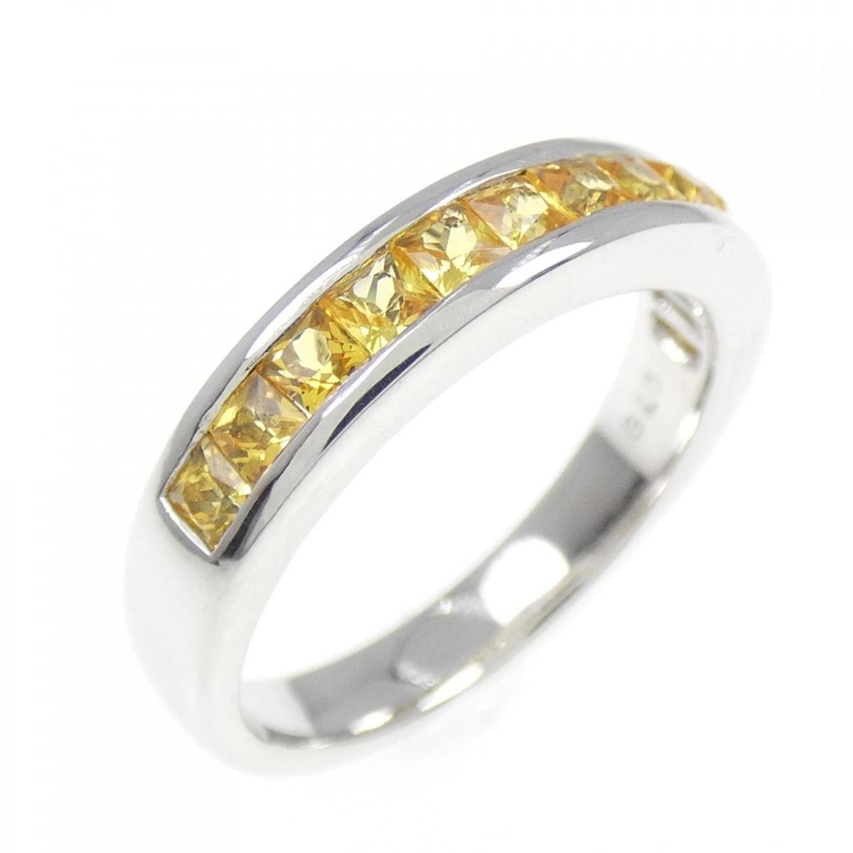 【KOMEHYO】 K18WG サファイヤ リング 0.79CT【中古】 【コメ兵】