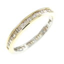 K18YG/K18WG ダイヤモンド リング 0.50CT【中古】