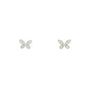 グラフ バタフライ ミニ ピアス【中古】