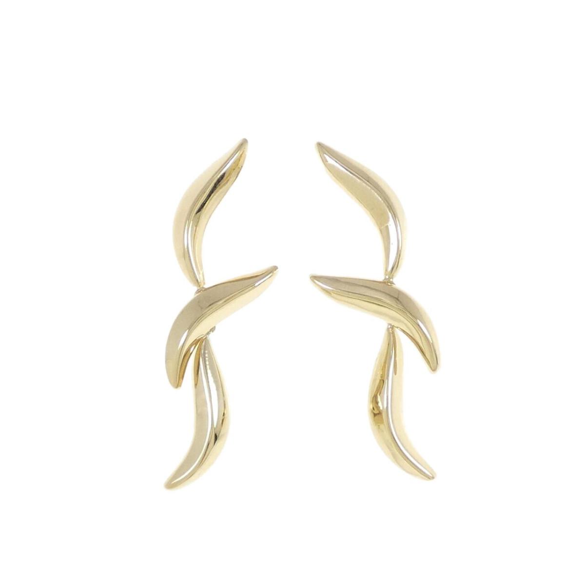 【KOMEHYO】 750YG ピアス【中古】 【コメ兵】