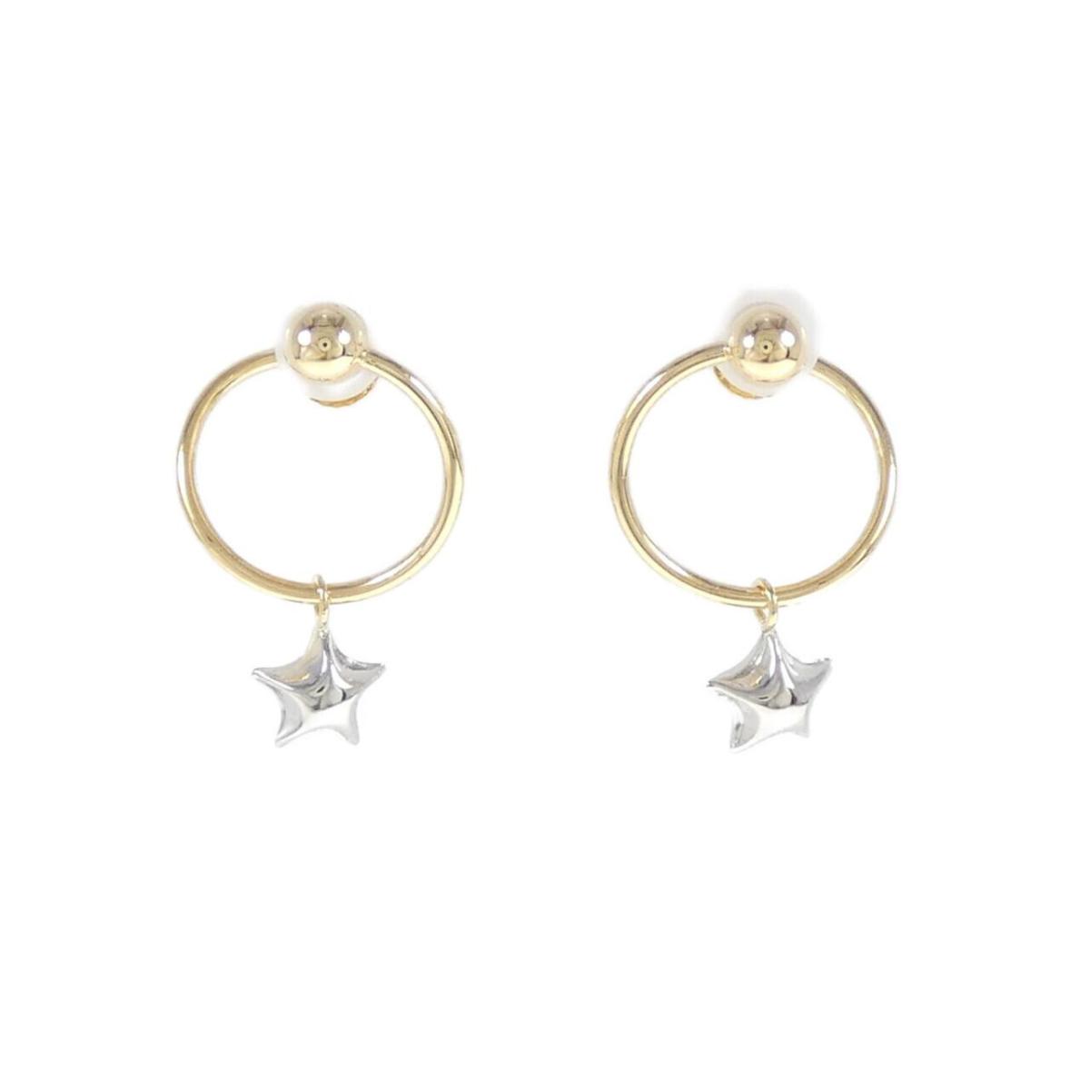 【KOMEHYO】 K18YG/PT イヤリング【中古】 【コメ兵】