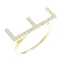 ビジュードエム ダイヤモンド リング 0.16CT【中古】