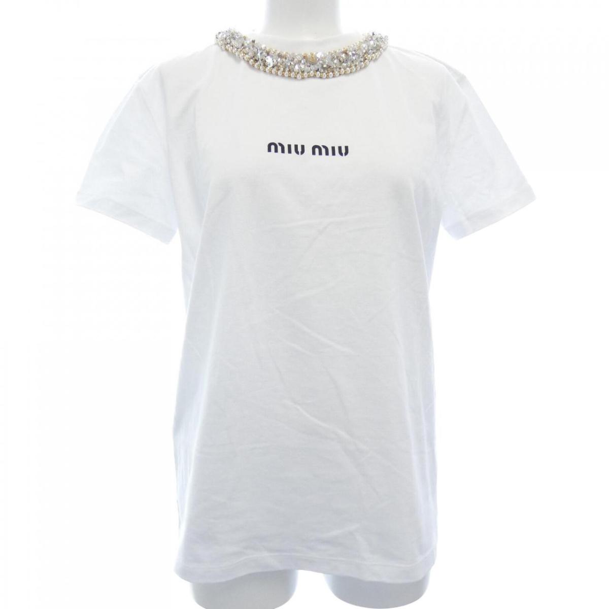 楽天市場】ミュウミュウ(Tシャツ・カットソー|トップス 楽天市場】ミュウミュウ(Tシャツ・カットソー|トップス