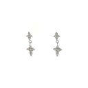 PT ダイヤモンド ピアス 0.2CT【中古】