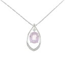 750WG クンツァイト ネックレス 6.35CT【中古】