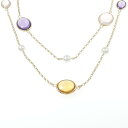 ミキモト カラーストーン ネックレス【中古】